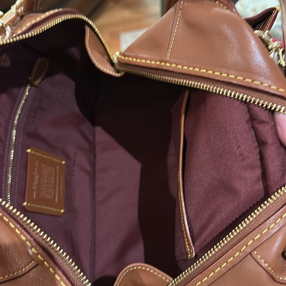 GORGEOUS Authentic Coach 1941 Dreamer 27 Satchel in Saddle, Light Gold. EUC - Picture 14 of 16